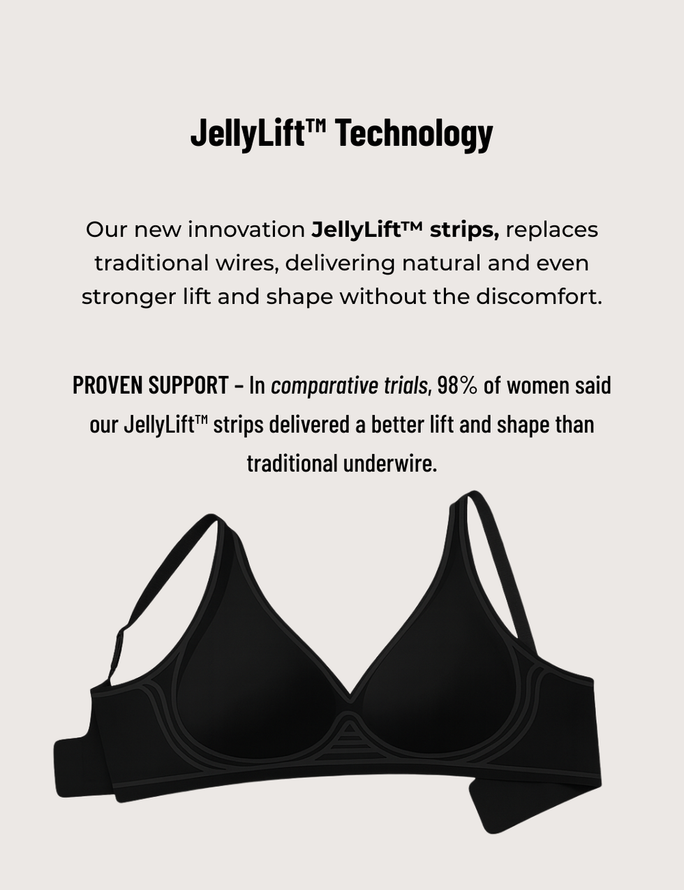 Scalloped Smooth Lift Bra